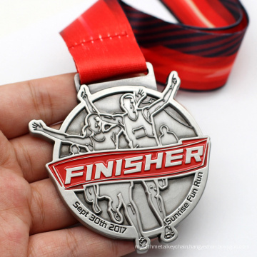 Hot Sale Custom Metal Marathon Finishers Running Race Medals